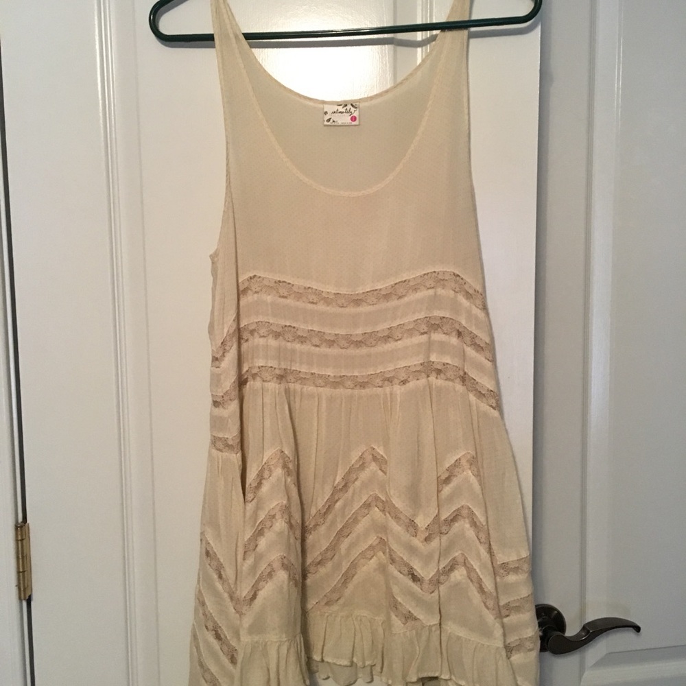 Free people cream intimate top